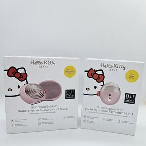 Hello Kitty x GESKE Skincare Bundle - Thermo Facial Brush & Hydration Refresher